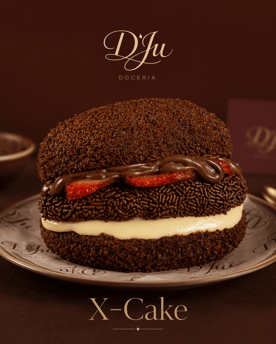 X-Cake — Hambúrguer de Bolo